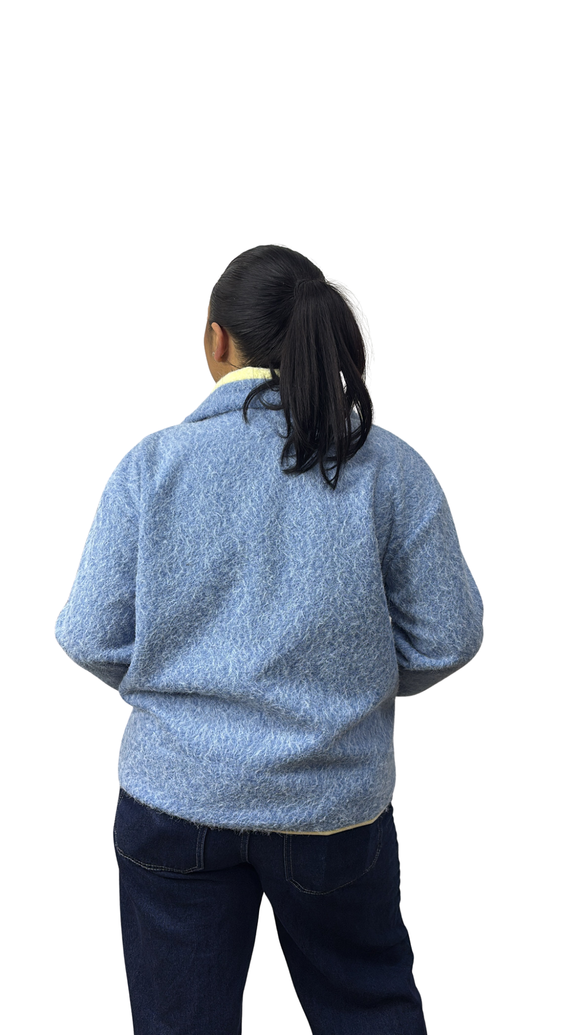 GILET POLAIRE TENDANCE BLEU