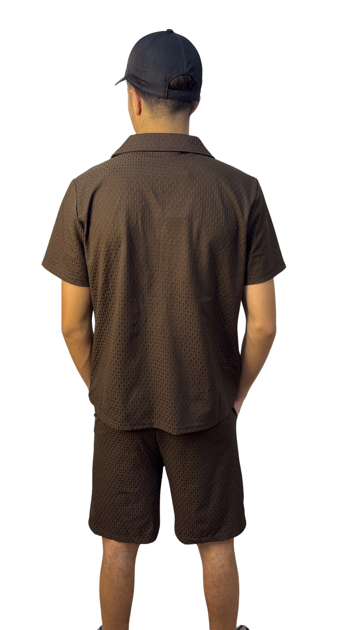 Ensemble chemise marron