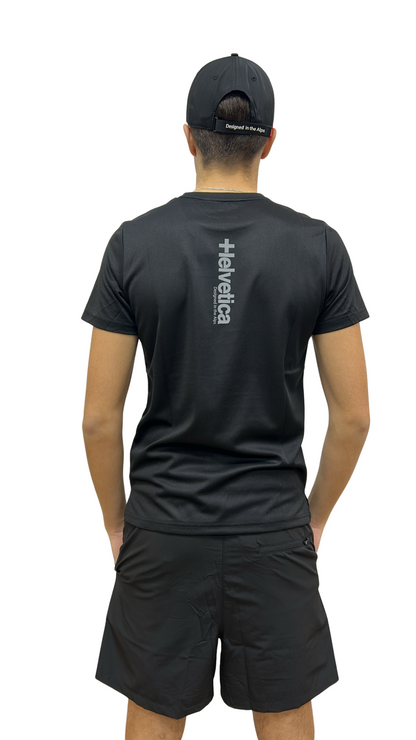 T-SHIRT HELVETICA LEWIS 33 BLACK