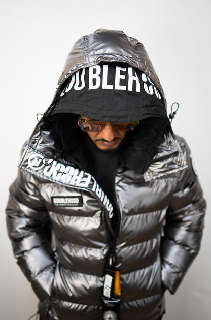 DOUDOUNE DOUBLEHOOD CHRYSLER GRIS