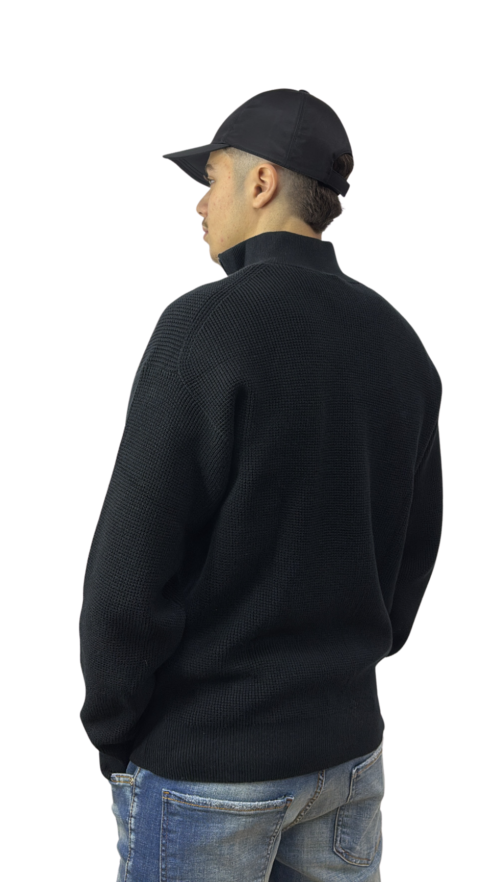 SWEAT CALVIN KLEIN ZIPÉ NOIR