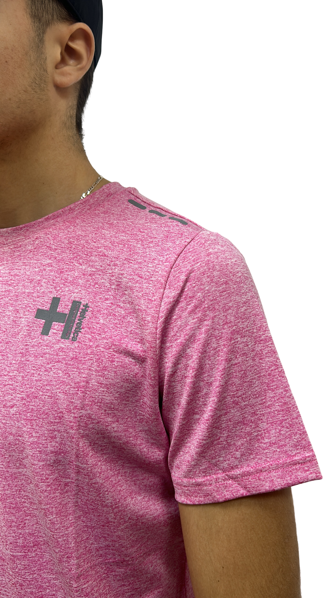 T-SHIRT HELVETICA USAIN 12 PINK
