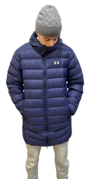DOUDOUNE LONGUE UNDER ARMOUR BLEU