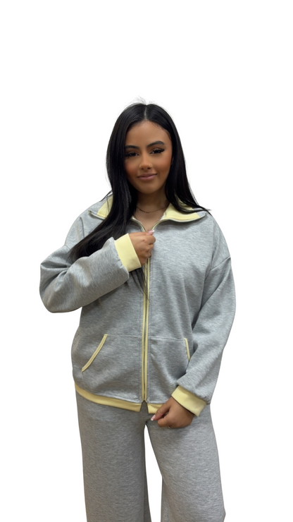 ENSEMBLE FEMME cozy street gris