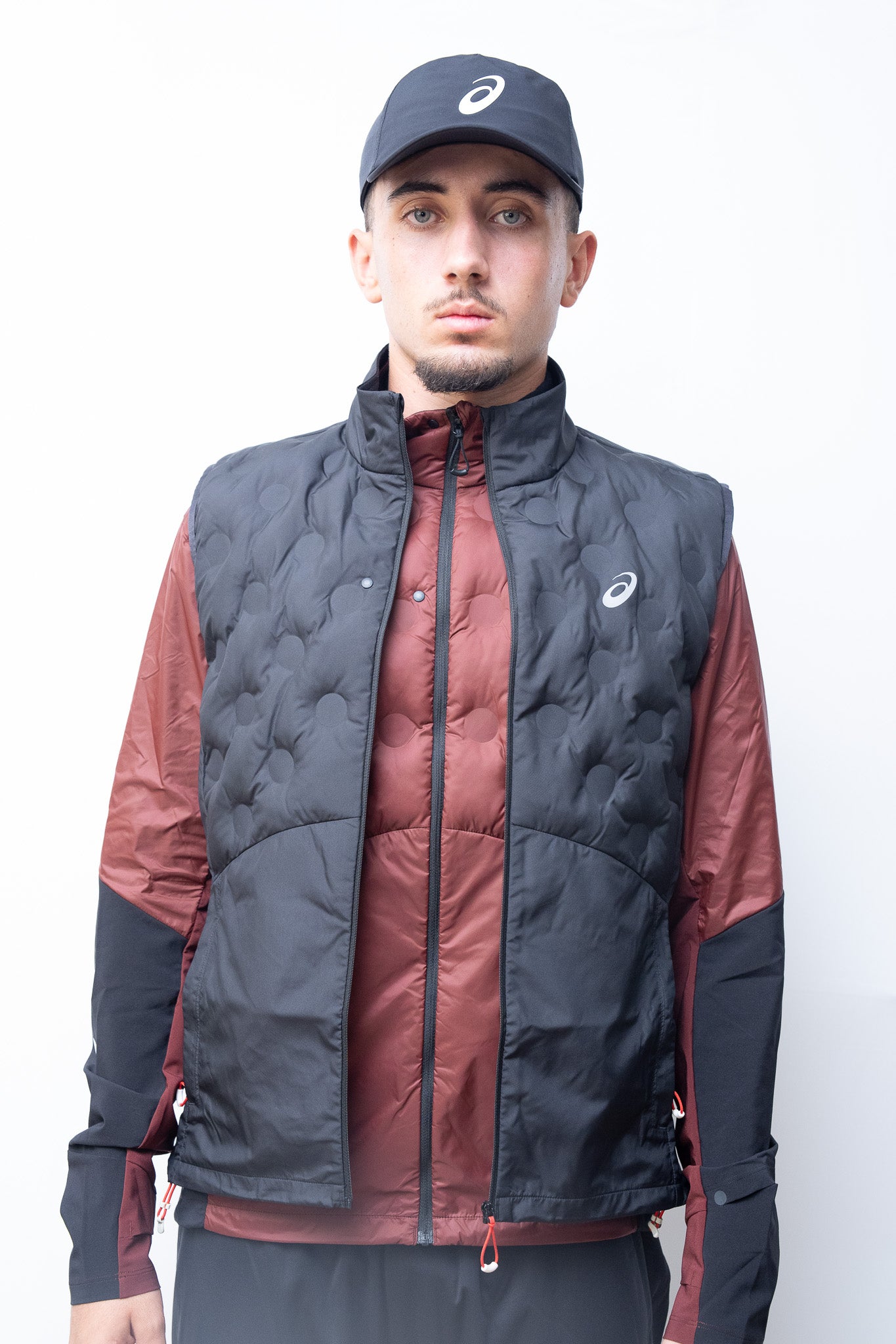 ASICS GILET ROAD WINTER NOIR