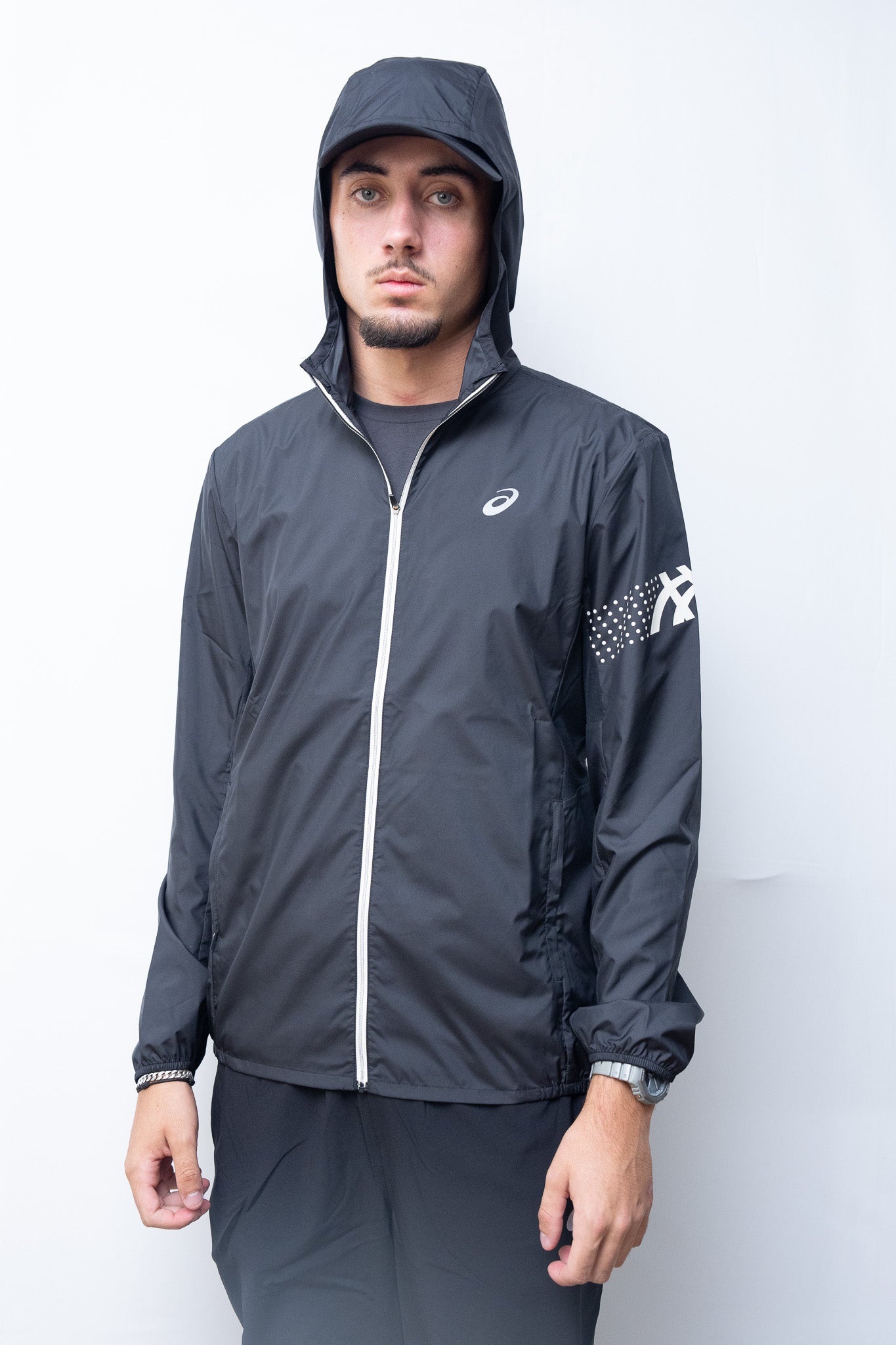 VESTE ASICS ICON JACKET NOIR