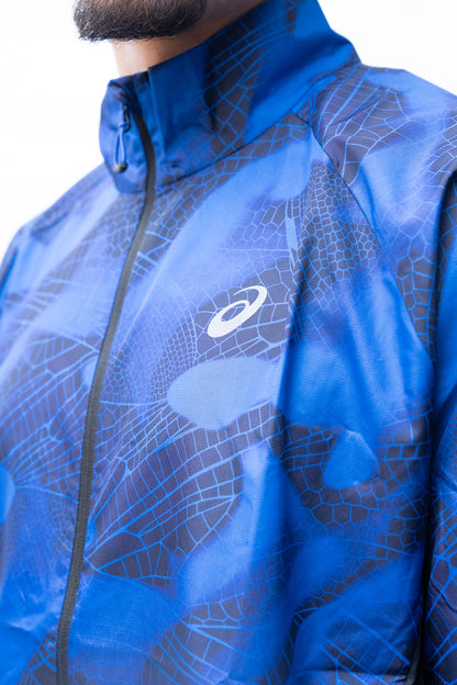 VESTE ASICS PERFORMANCE NOIR-BLEU