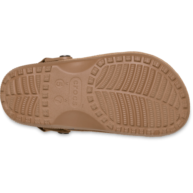 CROCS Classic Crafted Vegan Suede Clog Milk Chocolate