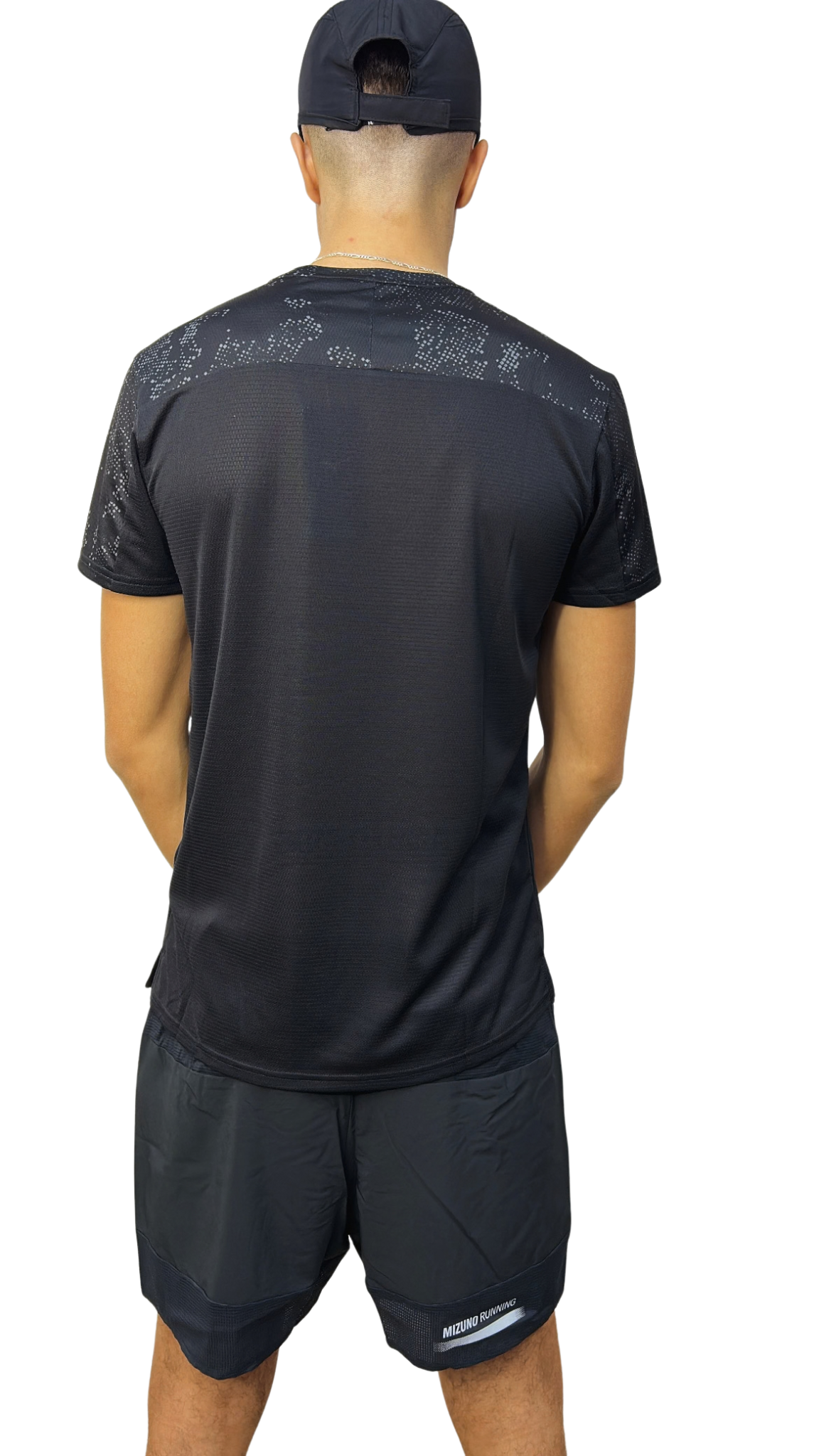 T-SHIRT MIZUNO BLACK / GRAY