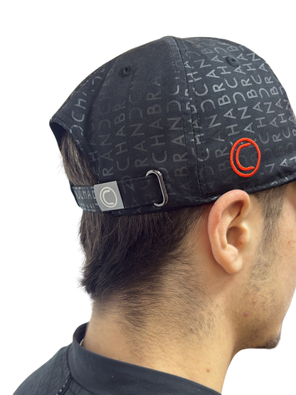 CASQUETTE CHABRAND NOIR ET ORANGE