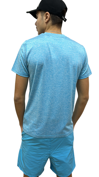 T-SHIRT HELVETICA USAIN 12 BLUE