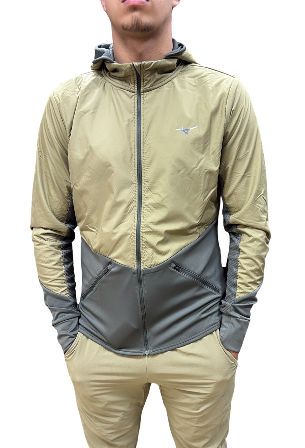 GILET MIZUNO RUNNING KAKI