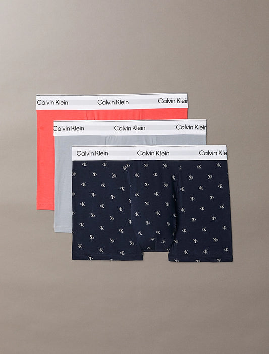Lot De 3 Boxers  CALVIN KLEIN Relaxed Avec Pinces - Icon Cotton Stretch