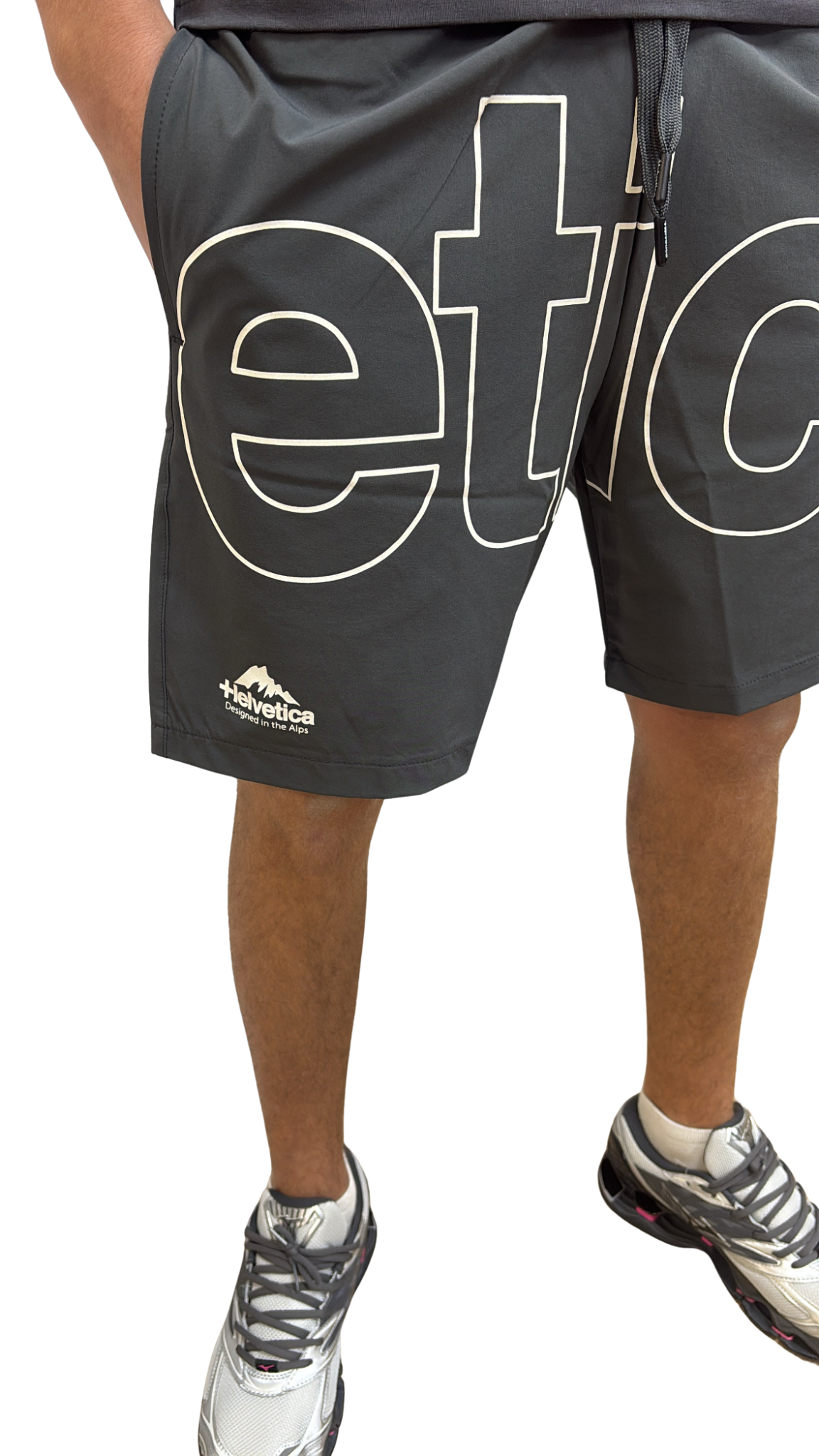 SHORT HELVETICA ATLAS DARK GREY