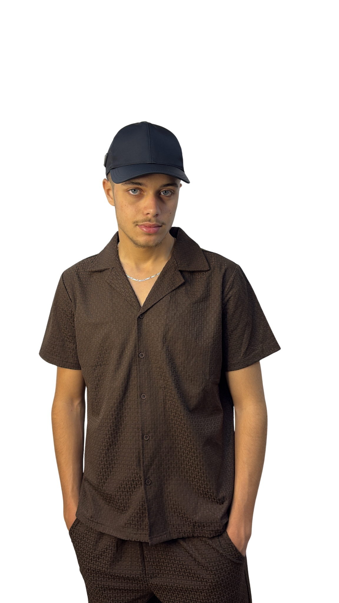 Ensemble chemise marron