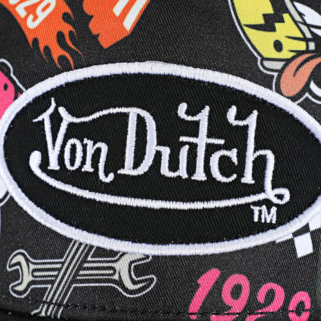 CASQUETTE VON DUTCH TRUCKER PRINT ET PATCH