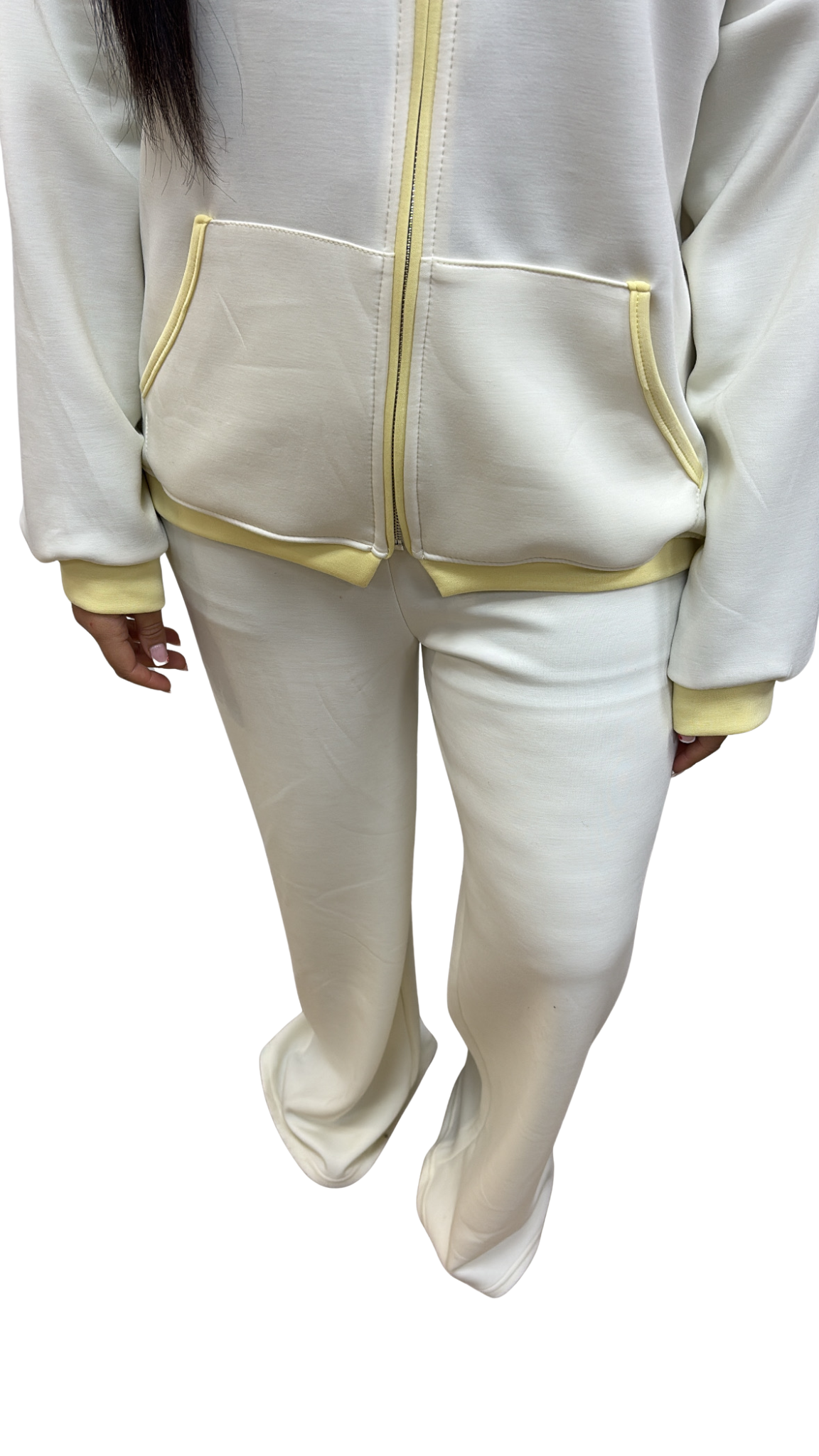 ENSEMBLE FEMME cozy street blanc