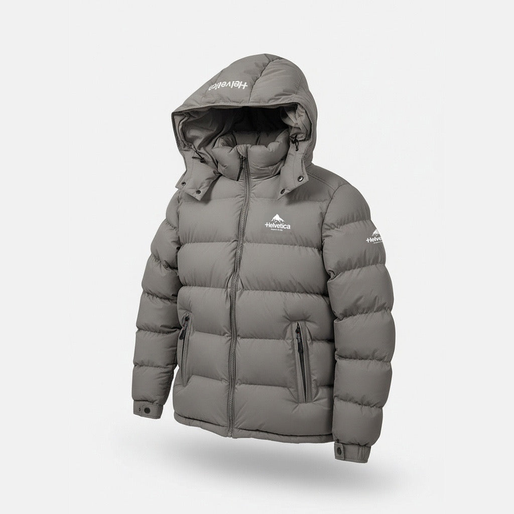 DOUDOUNE HELVETICA ARTIC GRISE