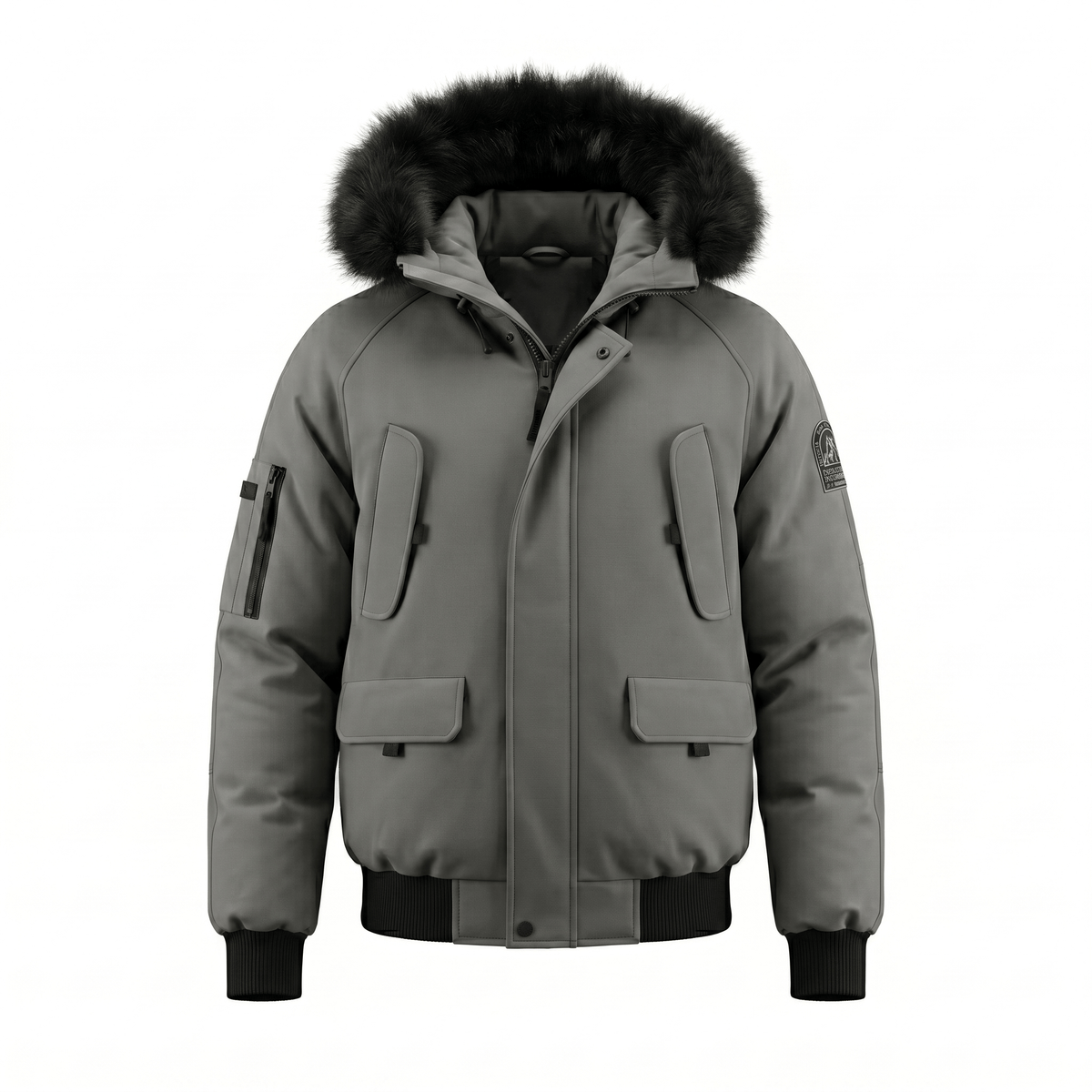 HELVETICA WILSON GRISE 2026 (Cagoule intégrée)