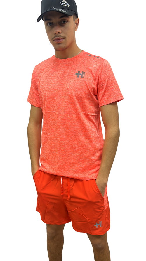 T-SHIRT HELVETICA USAIN 12 ORANGE