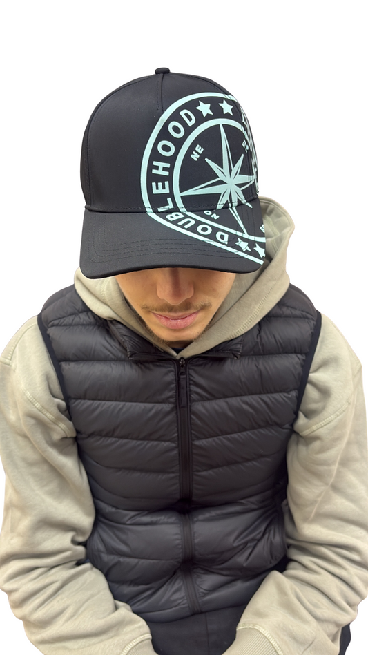 CASQUETTE DOUBLEHOOD STRID 12 BLACK JADE