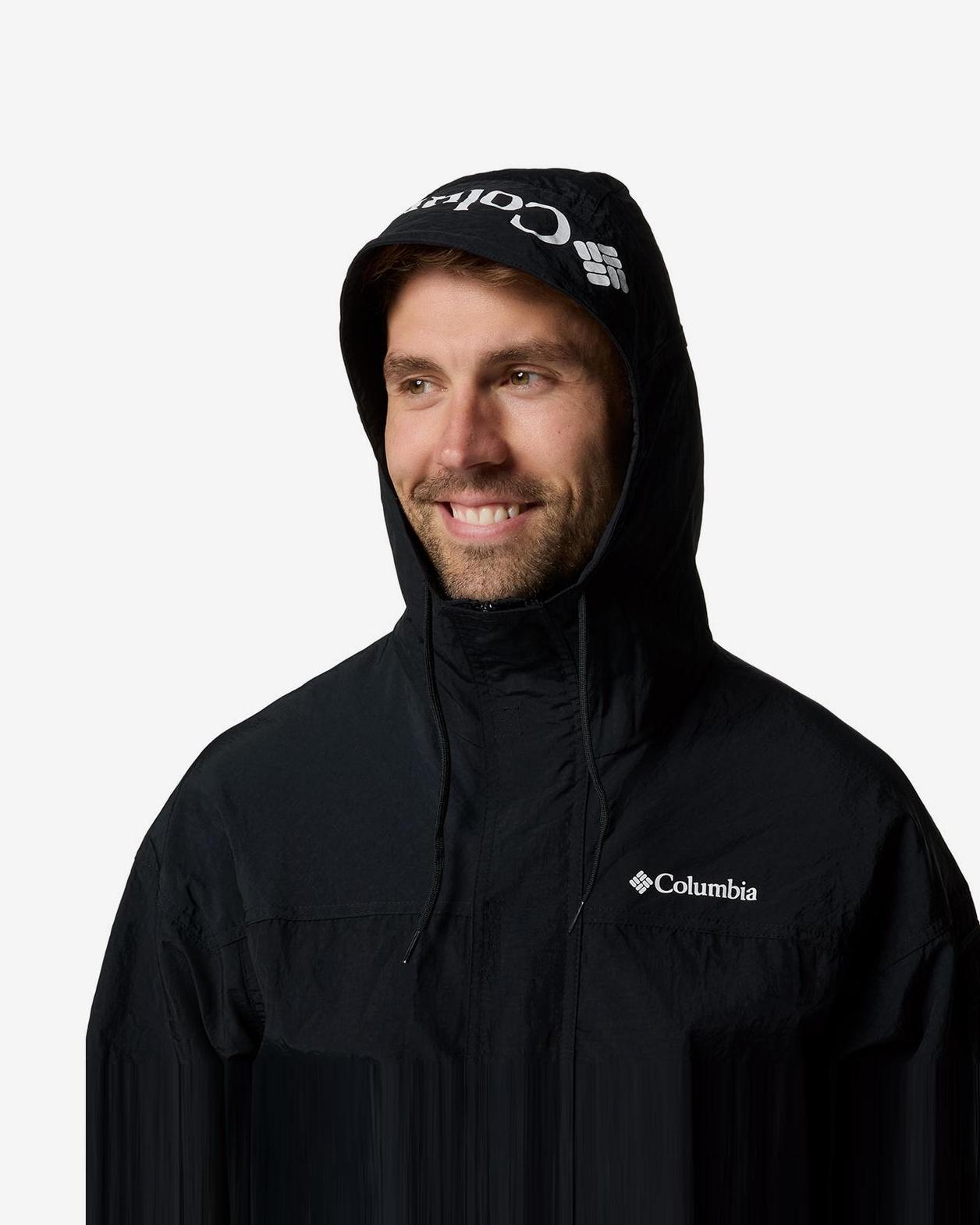 GILET COLUMBIA NOIR à capuche