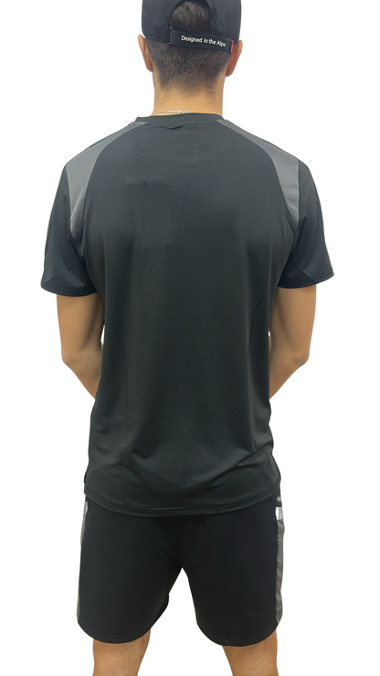 T-SHIRT HELVETICA POWELL 12 BLACK