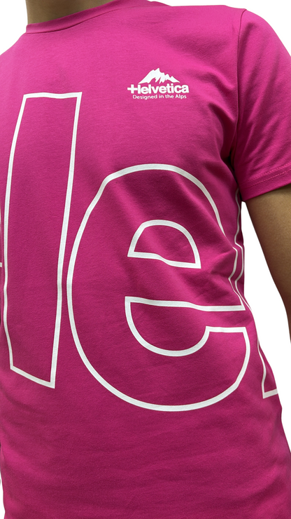 T-SHIRT HELVETICA ATLAS 12 PINK