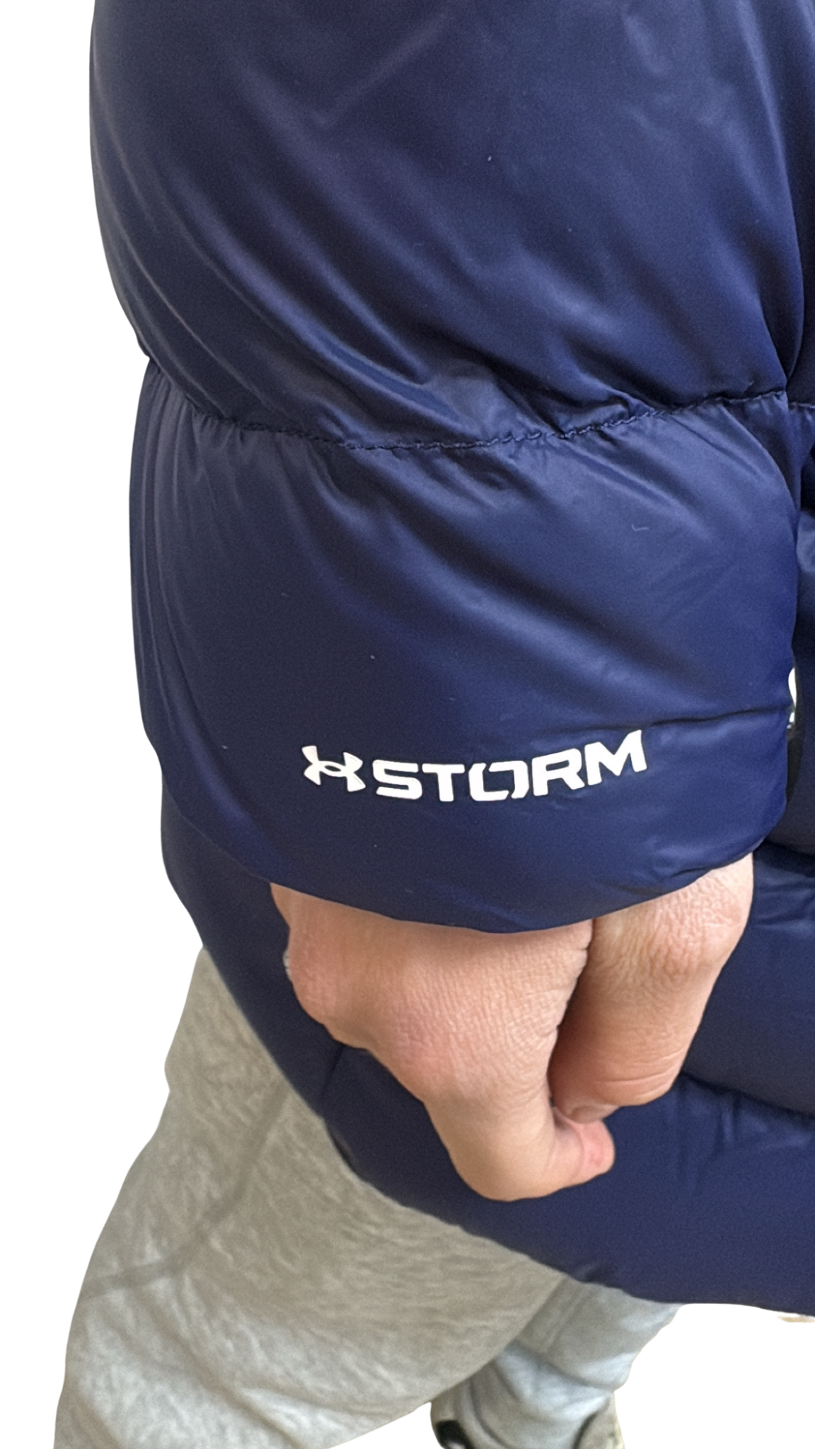 DOUDOUNE LONGUE UNDER ARMOUR BLEU