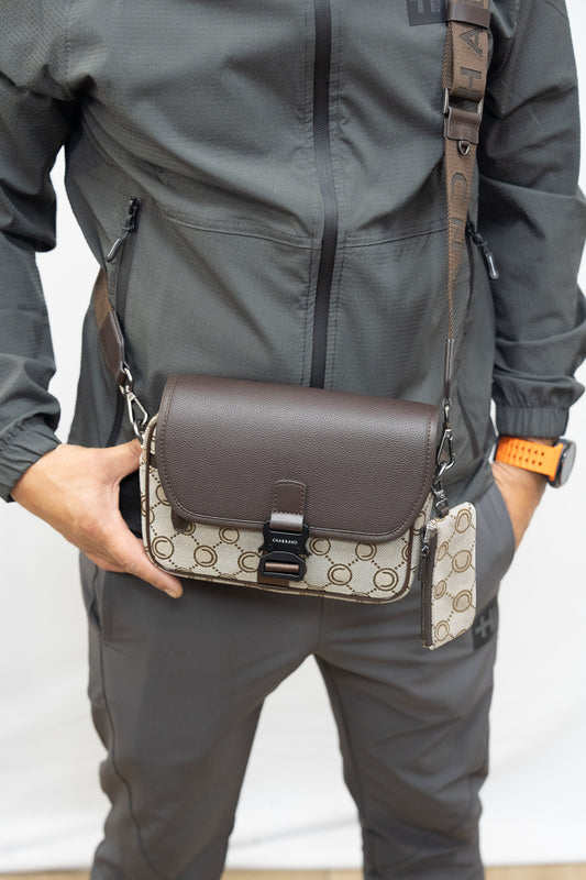 SACOCHE CHABRAND BEIGE-MARRON