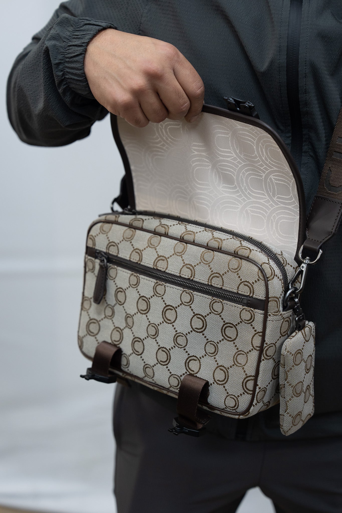 SACOCHE CHABRAND BEIGE-MARRON