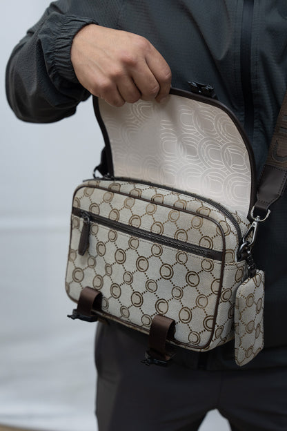 SACOCHE CHABRAND BEIGE-MARRON