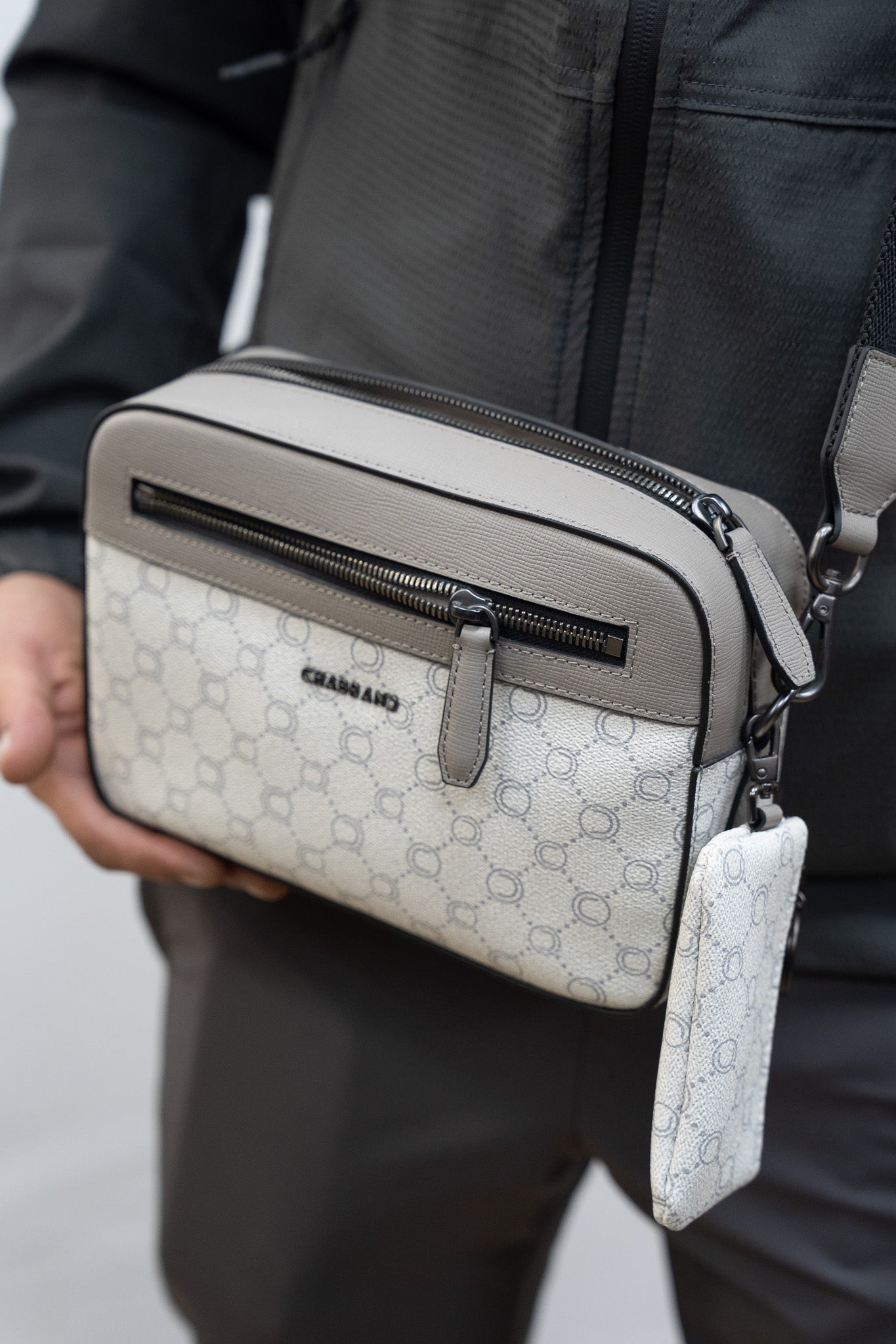 SACOCHE CHABRAND BLANC-GRIS