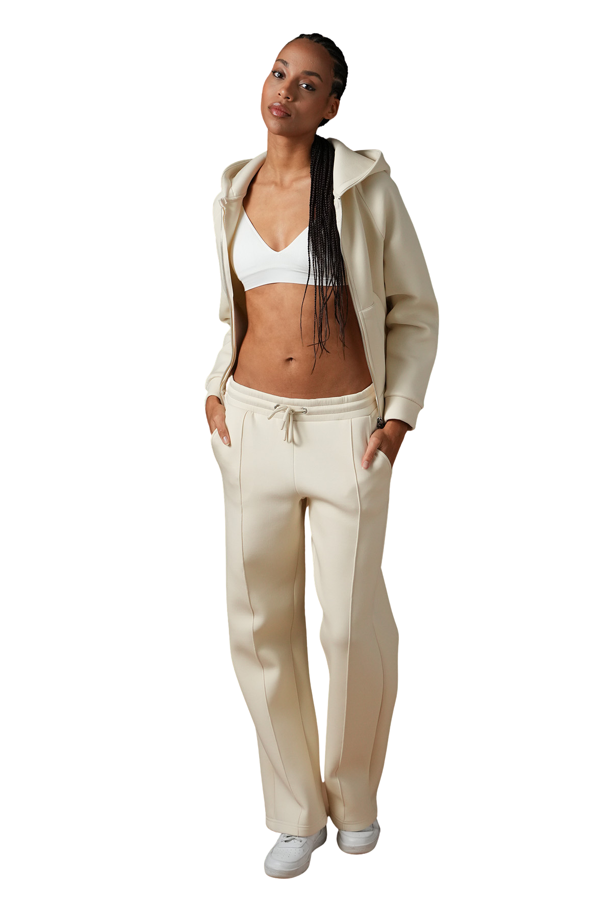 ENSEMBLE FEMME IKAO ECRU