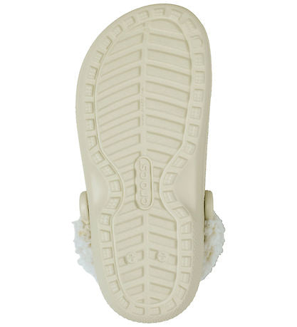 CROCS fourrure beige