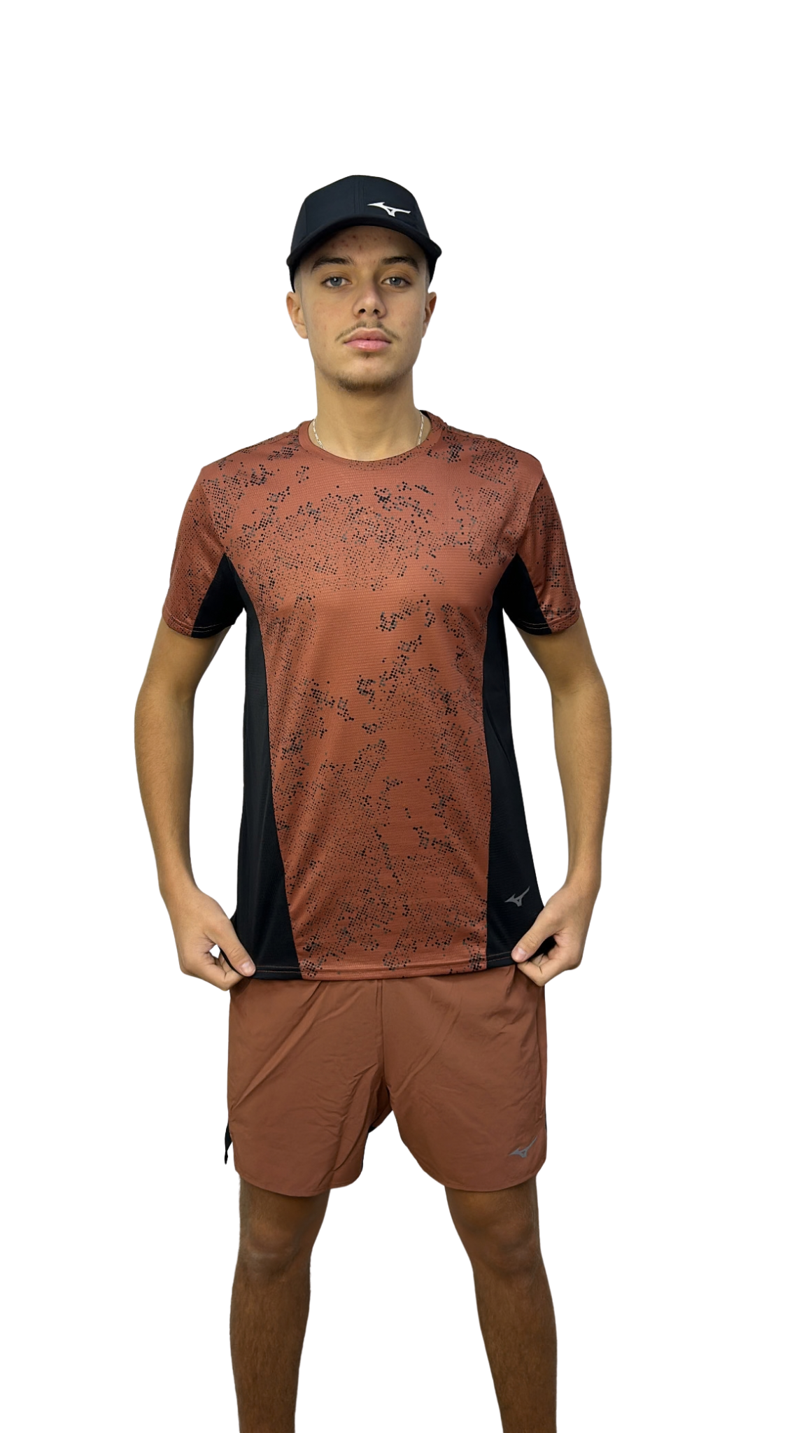 T-SHIRT MIZUNO COPPER BROWN