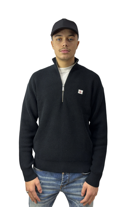 SWEAT CALVIN KLEIN ZIPÉ NOIR