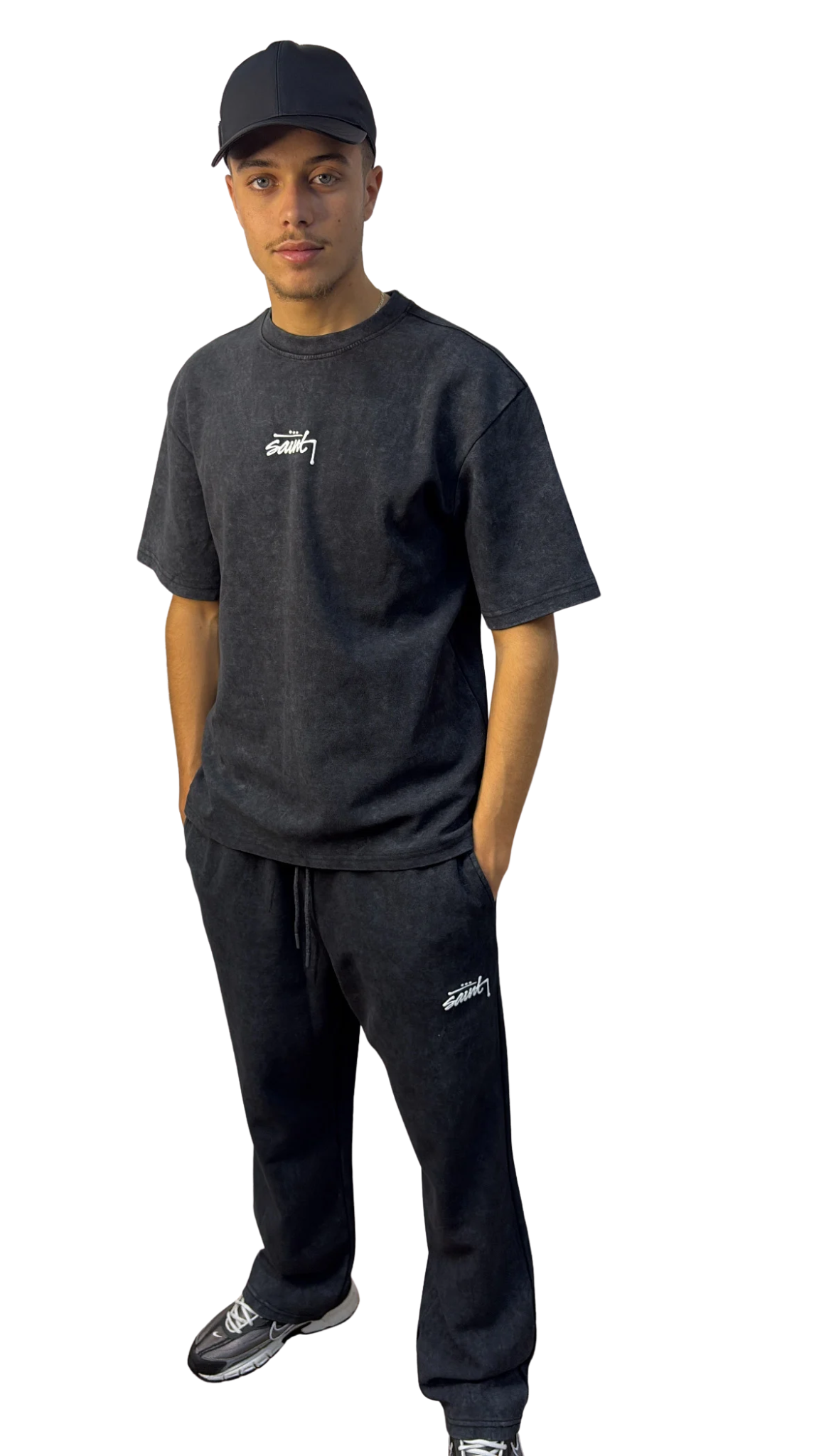 Ensemble Saint gris foncé