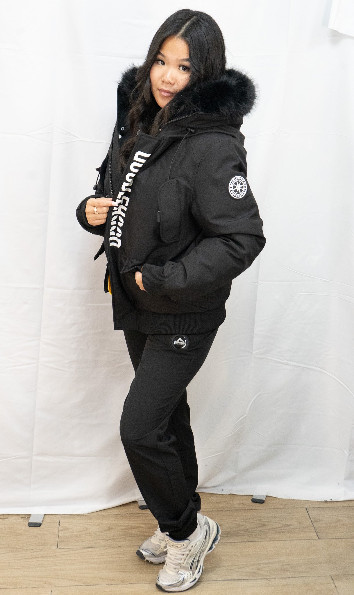 DOUBLEHOOD MACADAM FULL BLACK