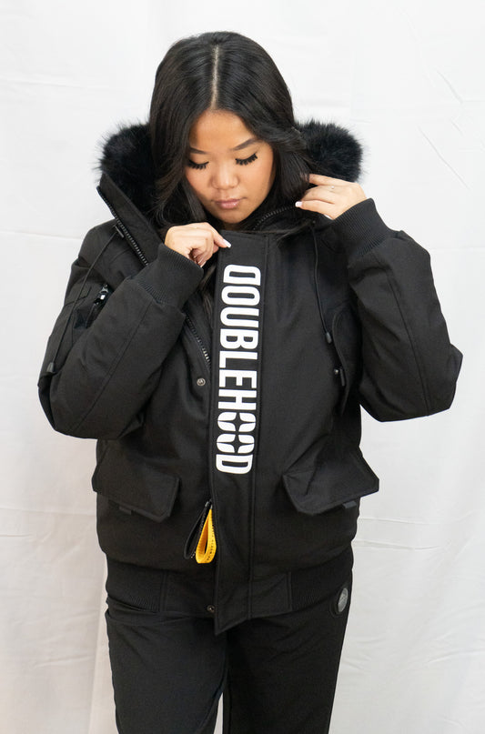 DOUBLEHOOD MACADAM FULL BLACK FEMME