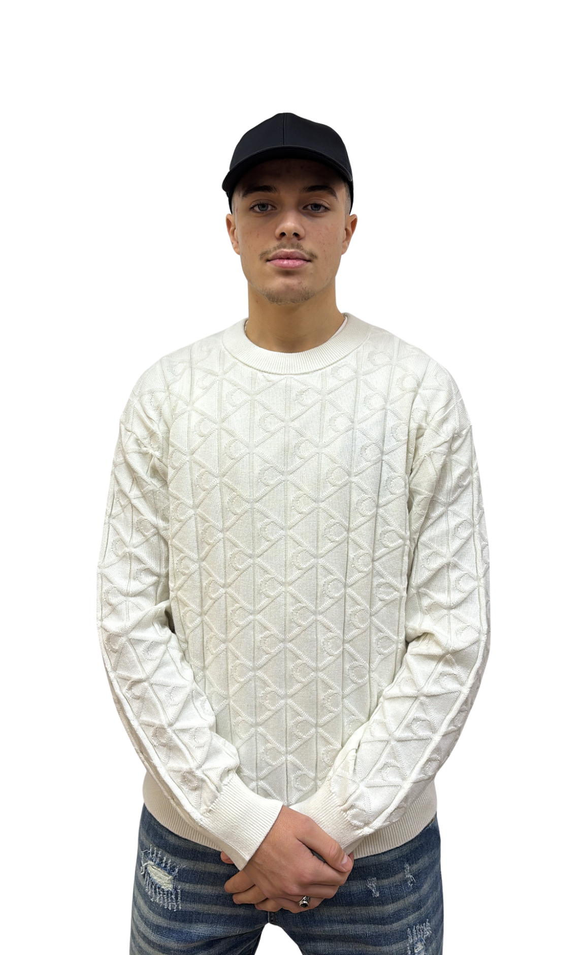 SWEAT CALVIN KLEIN BEIGE