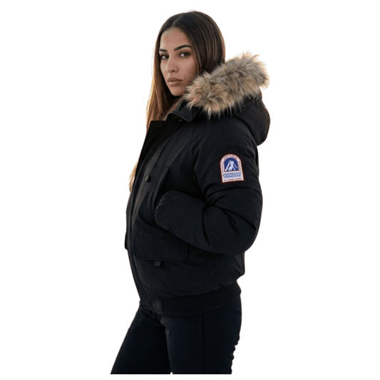 HELVETICA WILSON FEMME FOURRURE BEIGE ( CAGOULE INTÉGRÉ )