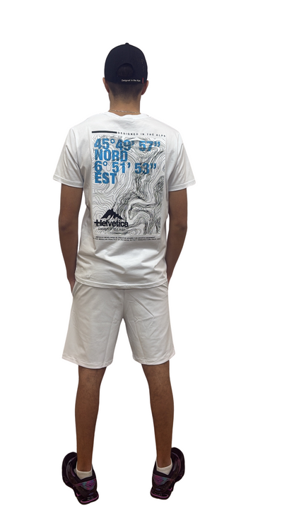 T-SHIRT HELVETICA DÉTROIT 12 WHITE