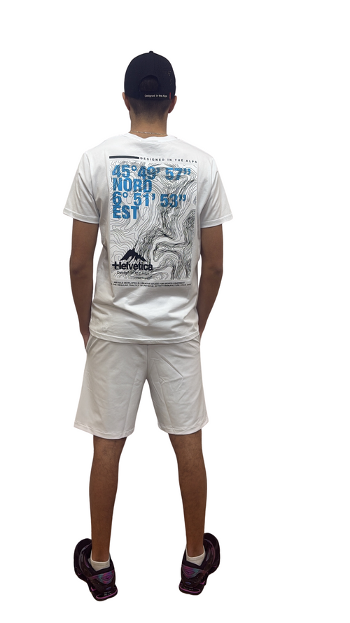 T-SHIRT HELVETICA DÉTROIT 12 WHITE