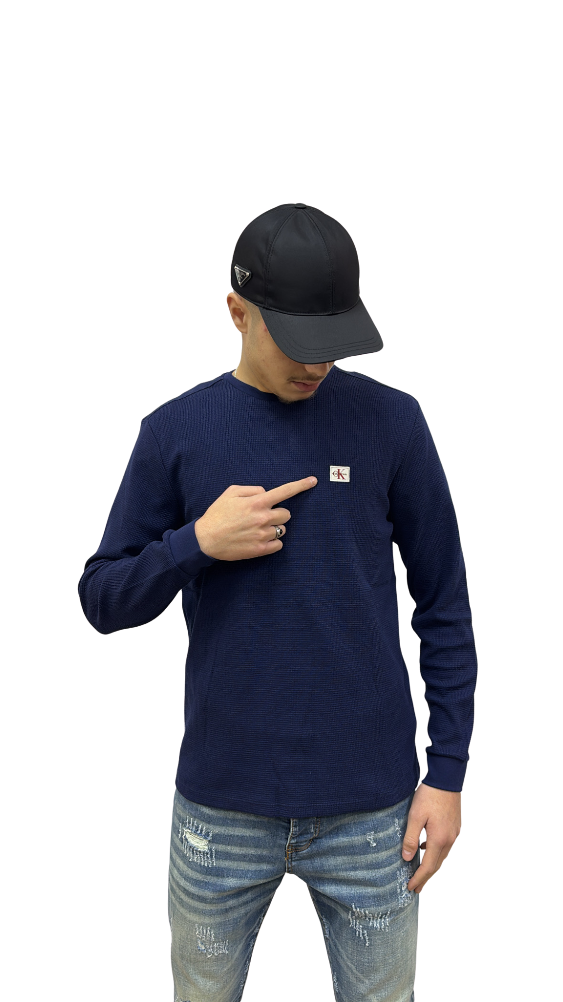 SWEAT CALVIN KLEIN BLEU