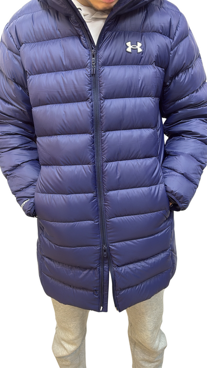 DOUDOUNE LONGUE UNDER ARMOUR BLEU