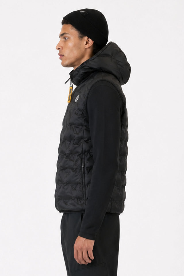 DOUDOUNE DOUBLEHOOD SANS MANCHES JOYNER 02 – BLACK