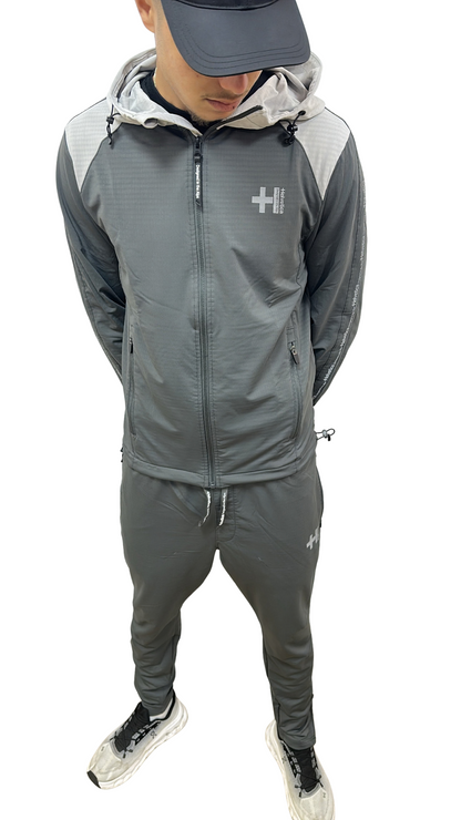 VESTE HELVETICA POWELL 04 DARK GREY