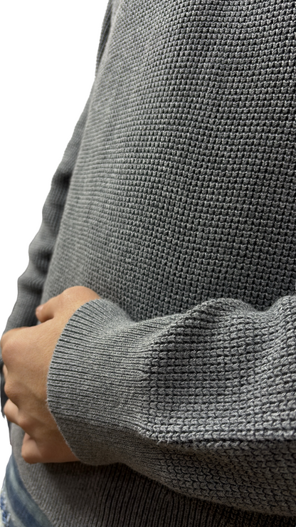 SWEAT CALVIN KLEIN ZIPÉ GRIS