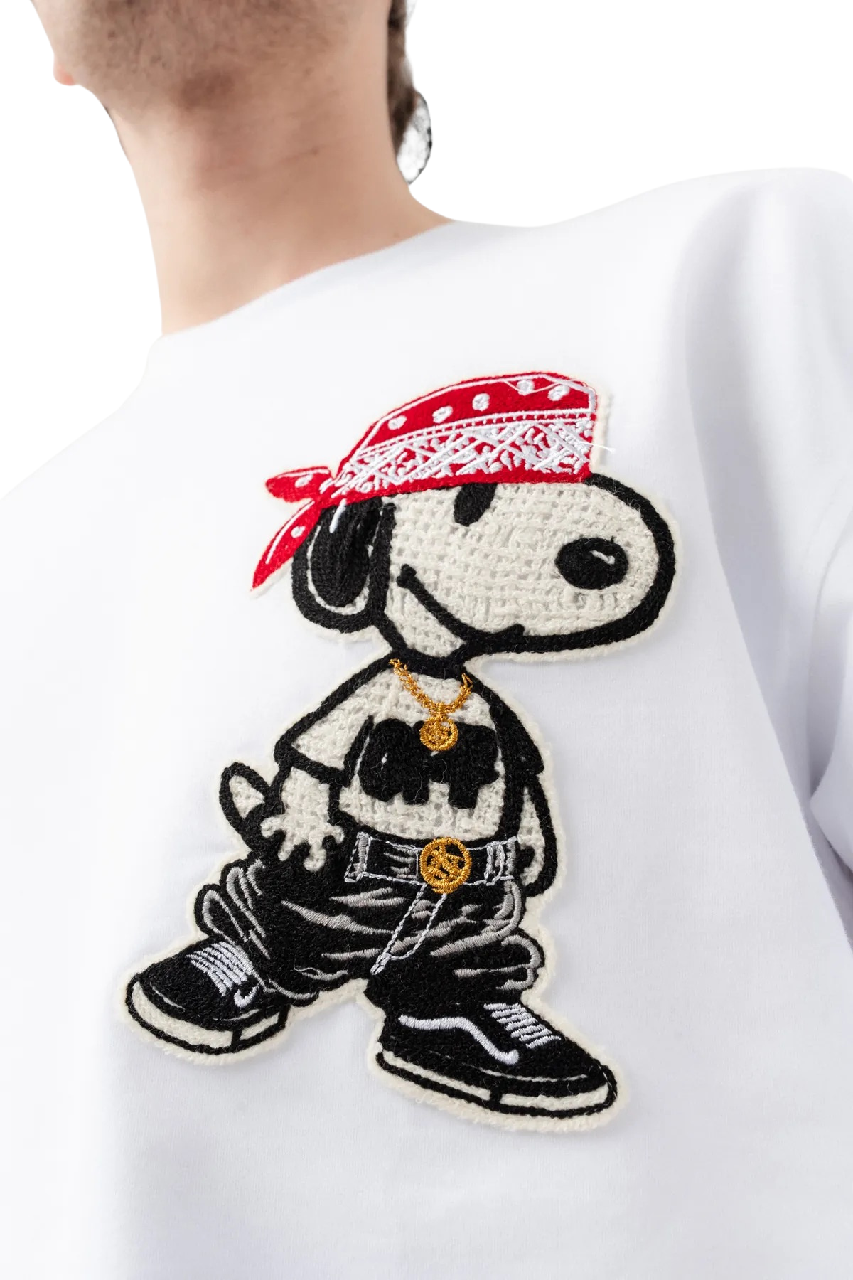 T-shirt bandana blanc